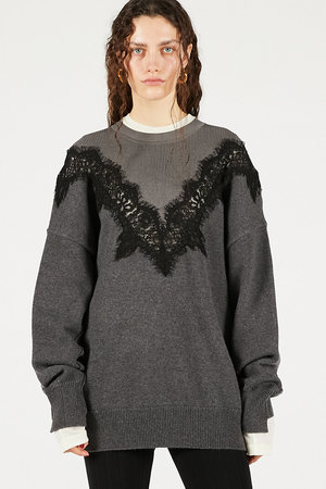 プランク プロジェクト/PRANK PROJECTのレースラインオーバーニット(110300/110301)