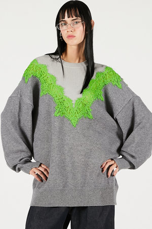 プランク プロジェクト/PRANK PROJECTの【予約販売】レースラインオーバーニット(110300/110301)