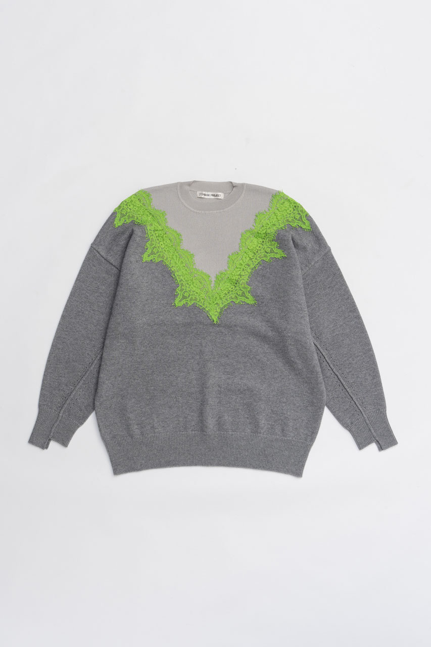 レースラインオーバーニット