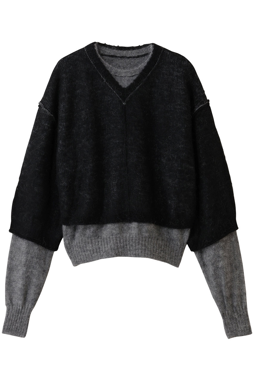 プランク プロジェクト/PRANK PROJECTのリバーシブルモヘアニット(BLK(ブラック)/31252366103)