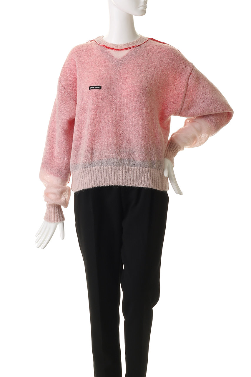 PRANK PROJECT(プランク プロジェクト)｜リバーシブルモヘアニット/BLK