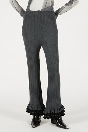 プランク プロジェクト/PRANK PROJECTのフリルヘムニットパンツ(110600/110601)