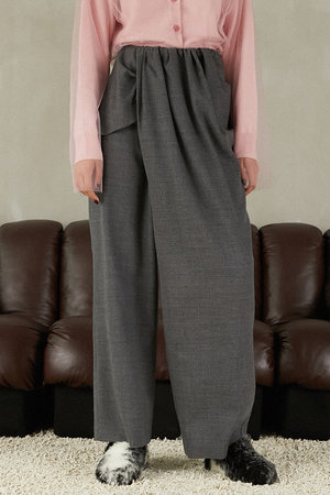 プランク プロジェクト/PRANK PROJECTの【予約販売】ウエストドレープパンツ(110600/110601)