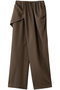ウエストドレープパンツ プランク プロジェクト/PRANK PROJECT BRN(ブラウン)