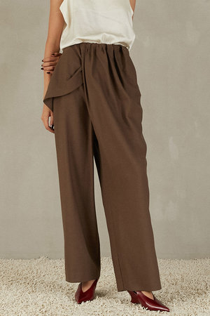 プランク プロジェクト/PRANK PROJECTの【予約販売】ウエストドレープパンツ(110600/110601)