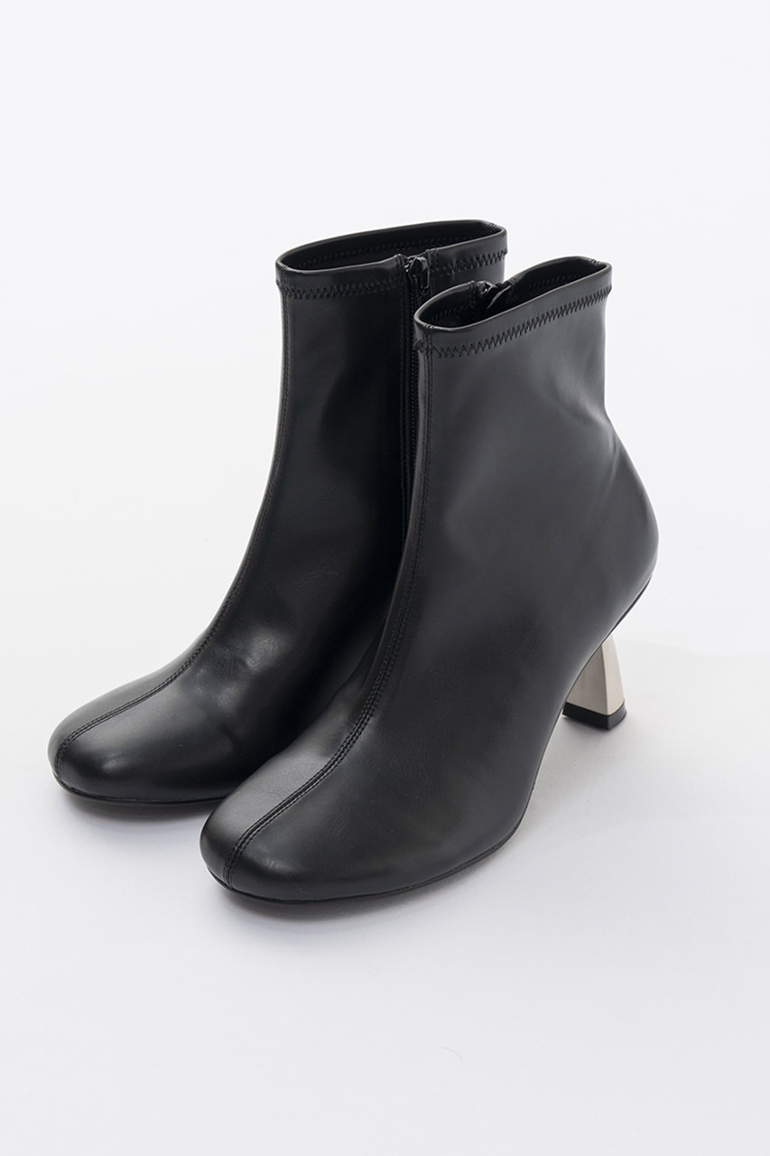 PRANK PROJECT ヒールストレッチショートブーツ (BLK(ブラック), 38(約24.5)) プランク プロジェクト ELLE SHOP PRANK PROJECT ヒールストレッチショートブーツ (BLK(ブラック), 38(約24.5)) プランク プロジェクト ELLE SHOP