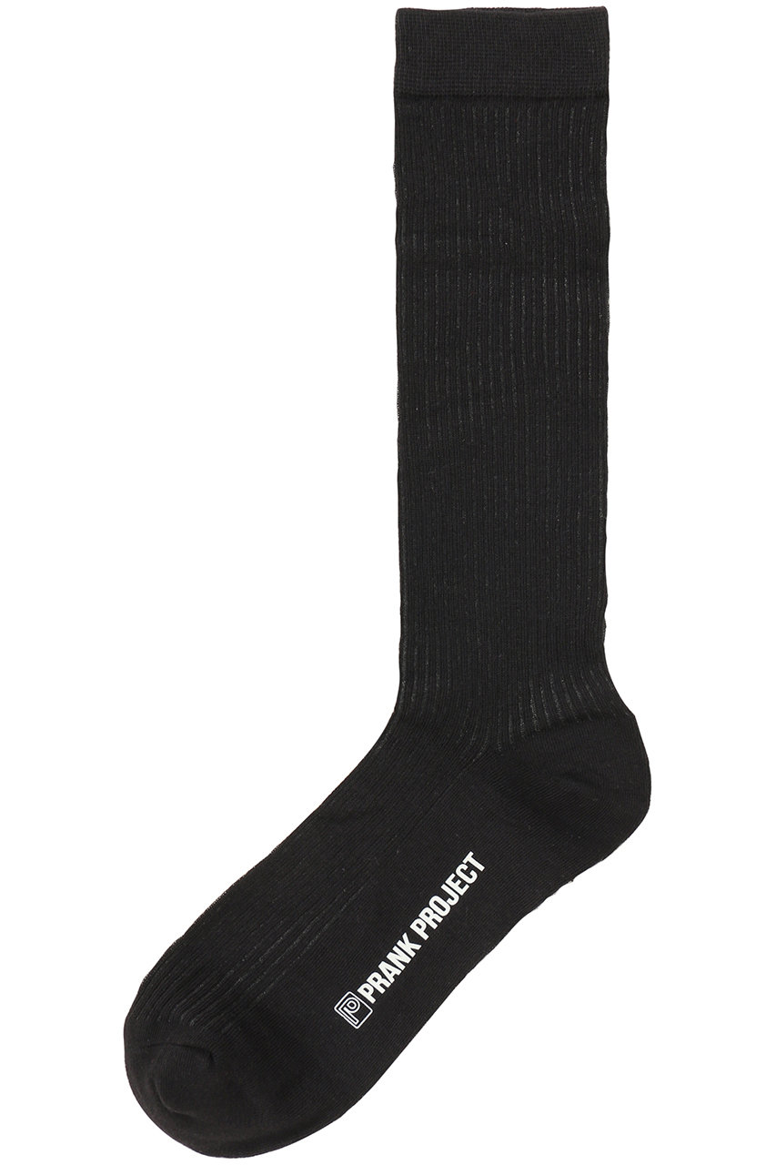 プランク プロジェクト/PRANK PROJECTのシアーリブショートソックス(BLK(ブラック)/31252665601)
