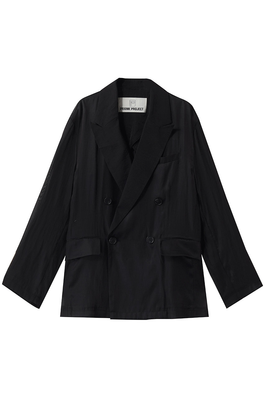 プランク プロジェクト/PRANK PROJECTのシルクブレンドシアージャケット(BLK(ブラック)/31261115603)