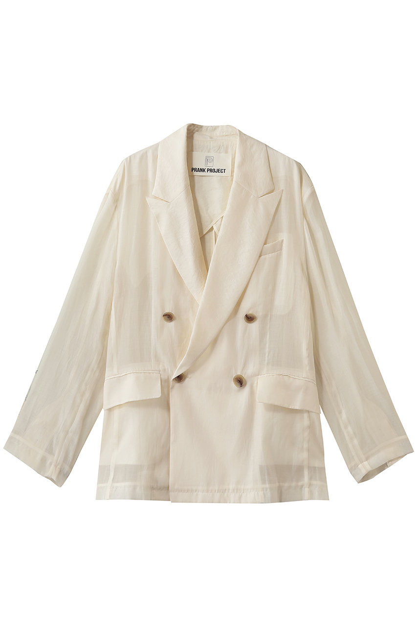 プランク プロジェクト/PRANK PROJECTのシルクブレンドシアージャケット(IVR(アイボリー)/31261115603)