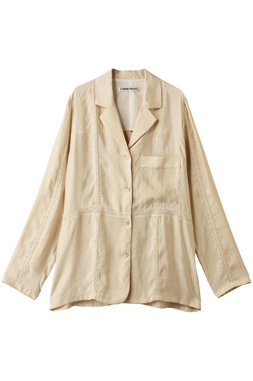 プランク プロジェクト/PRANK PROJECTのラダーレースシャツジャケット(WHT(ホワイト)/31261115104)