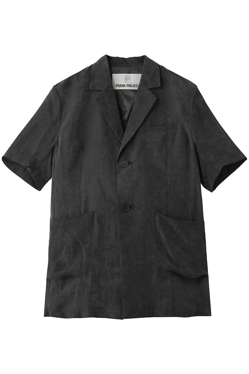 プランク プロジェクト/PRANK PROJECTのフィブリルハーフスリーブジャケット(BLK(ブラック)/31261115905)