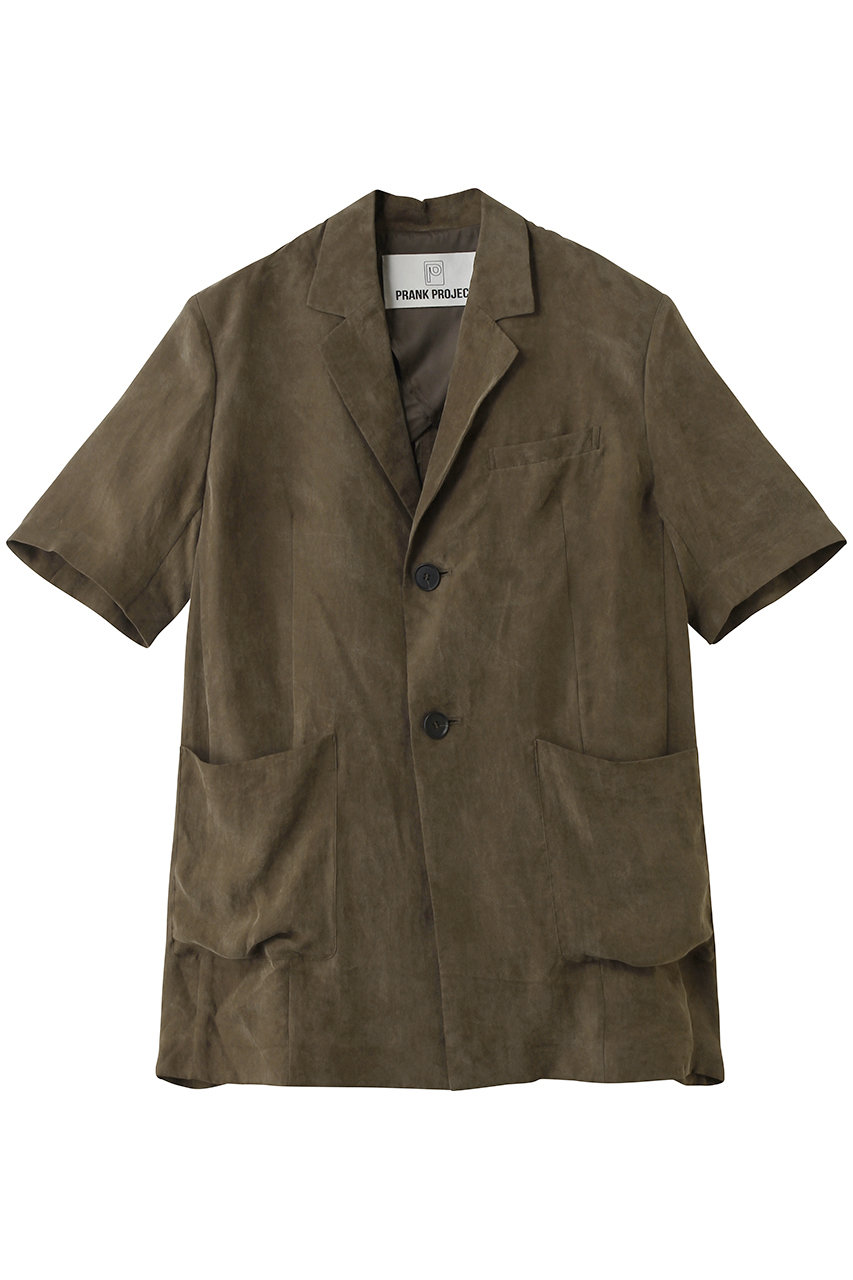 プランク プロジェクト/PRANK PROJECTのフィブリルハーフスリーブジャケット(BRN(ブラウン)/31261115905)