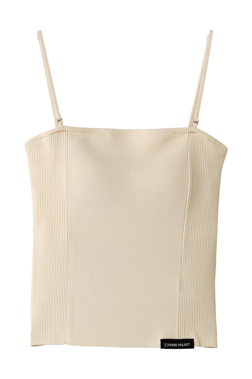 プランク プロジェクト/PRANK PROJECTのカップインニットキャミ(WHT(ホワイト)/31261366102)