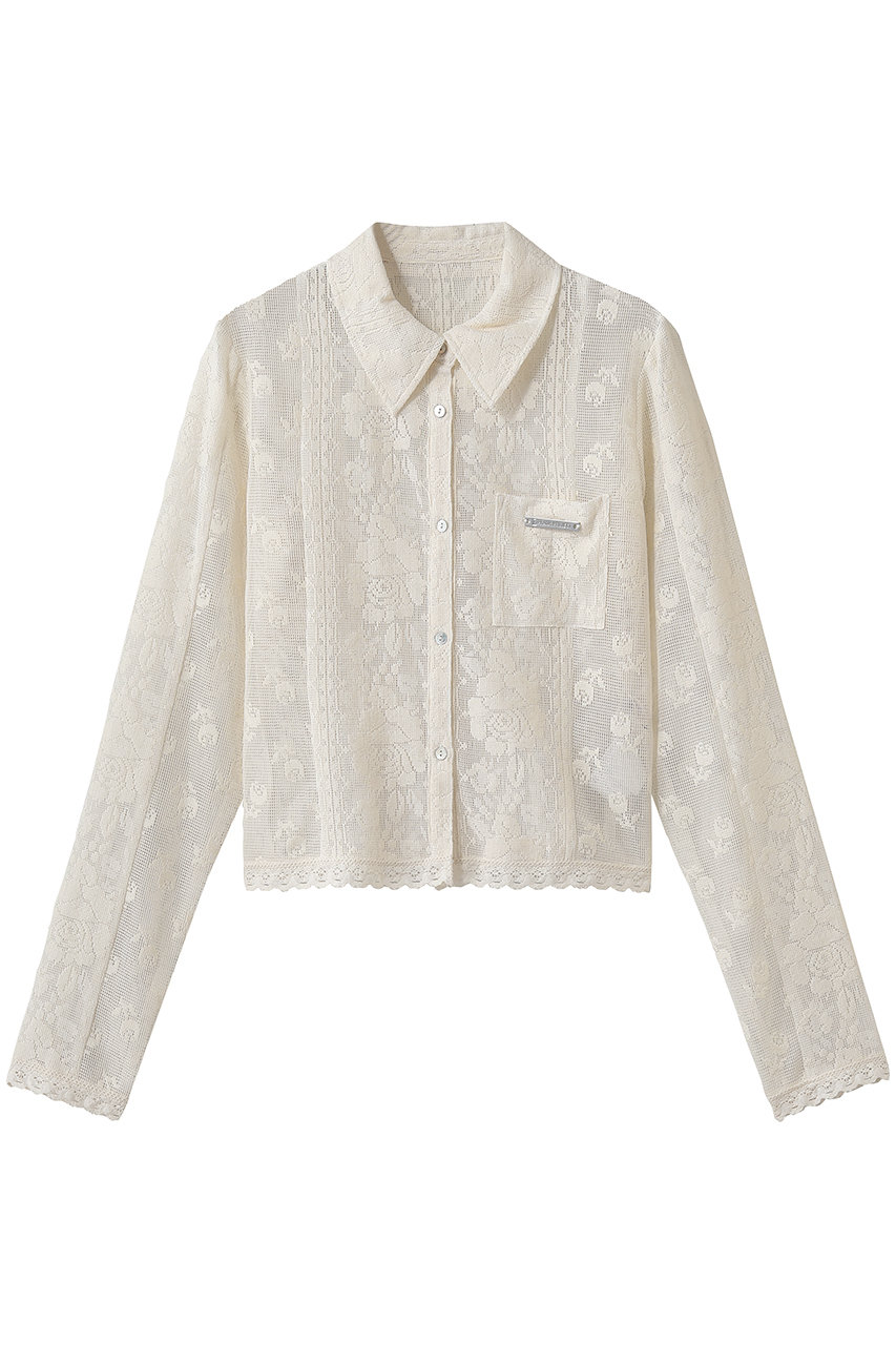 プランク プロジェクト/PRANK PROJECTのクロシェレースシャツ(WHT(ホワイト)/31261315103)