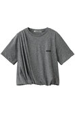 スラブバルーンヘムTEE