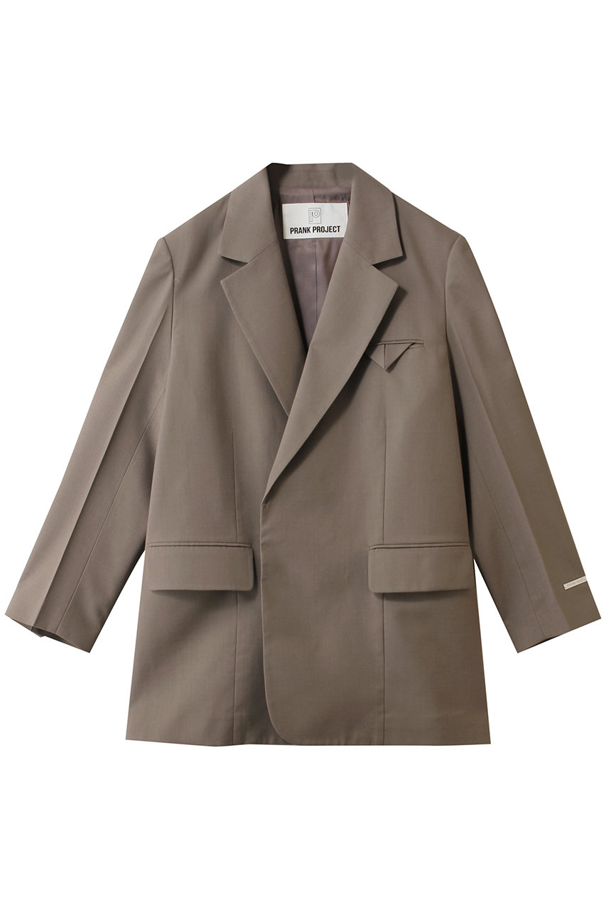 プランク プロジェクト/PRANK PROJECTのハイツイストウールジャケット(G.BGE(グレーベージュ)/31261115901)