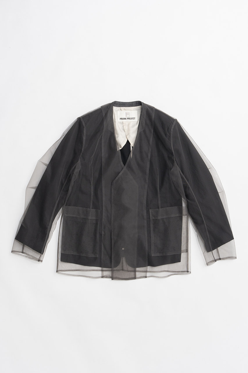 プランク プロジェクト/PRANK PROJECTの【予約販売】チュールレイヤードジャケット(BLK(ブラック)/31261116101)
