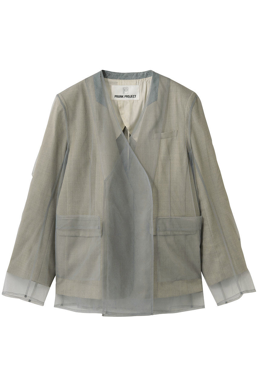 プランク プロジェクト/PRANK PROJECTのチュールレイヤードジャケット(BGE(ベージュ)/31261116101)