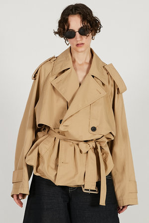 プランク プロジェクト/PRANK PROJECTの【予約販売】バルーンヘムトレンチ(110900/110903)