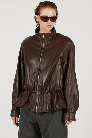 プランク プロジェクト/PRANK PROJECTの【予約販売】シープレザーペプラムブルゾン(110800/110802)