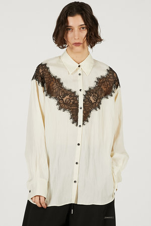 プランク プロジェクト/PRANK PROJECTの【予約販売】レースコンビシャツ(110400/110403)