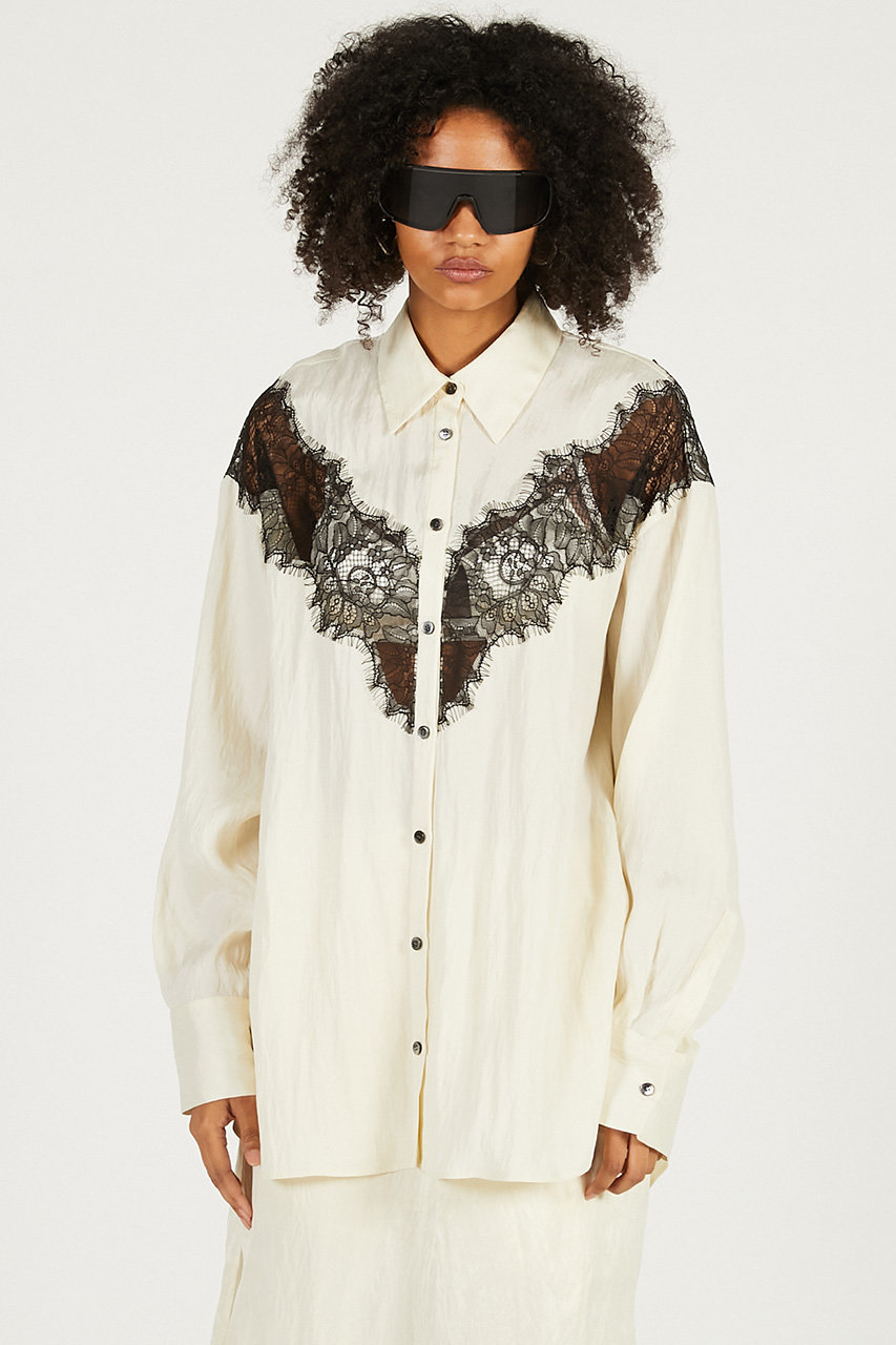 プランク プロジェクト/PRANK PROJECTの【予約販売】レースコンビシャツ(WHT(ホワイト)/31261315101)