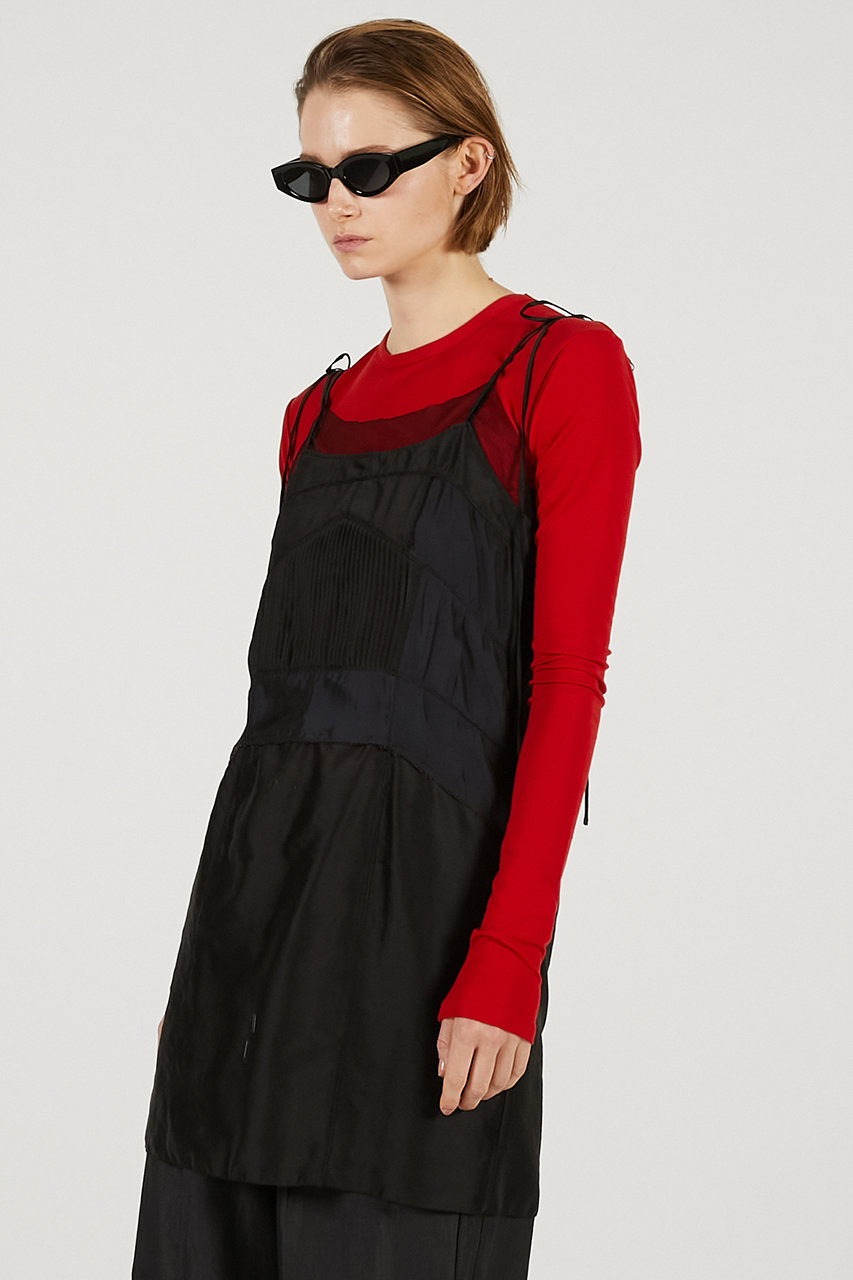 新品タグ付き✨Theory リブニットドッキングミニドレス　ブラック PRANK PROJECT(プランク プロジェクト)｜【予約販売】ピンタック