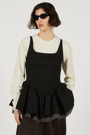 プランク プロジェクト/PRANK PROJECTの【予約販売】ラスティックペプラムトップ(110400/110403)