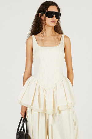 プランク プロジェクト/PRANK PROJECTの【予約販売】ラスティックペプラムトップ(110400/110403)