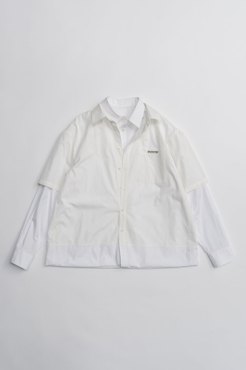 プランク プロジェクト/PRANK PROJECTの【予約販売】ダブルレイヤーシャツ(WHT(ホワイト)/31261316101)