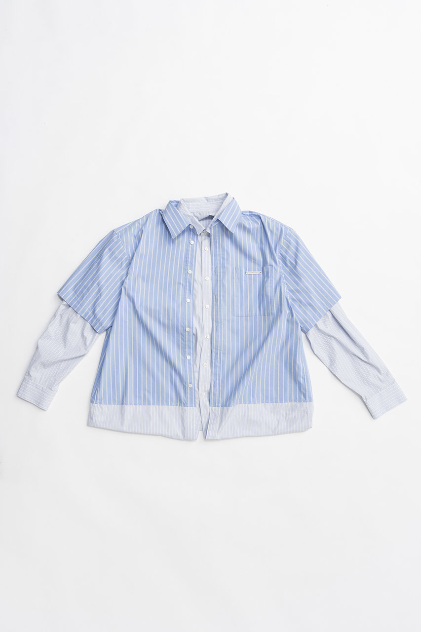 プランク プロジェクト/PRANK PROJECTの【予約販売】ダブルレイヤーシャツ(BLU(ブルー)/31261316101)