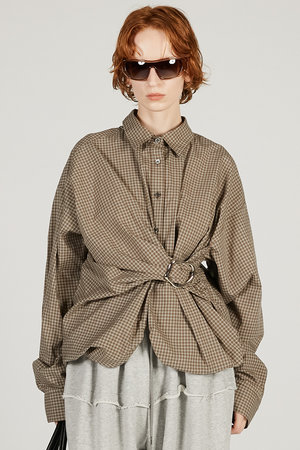 プランク プロジェクト/PRANK PROJECTの【予約販売】バックルバルーンシャツ(110400/110403)