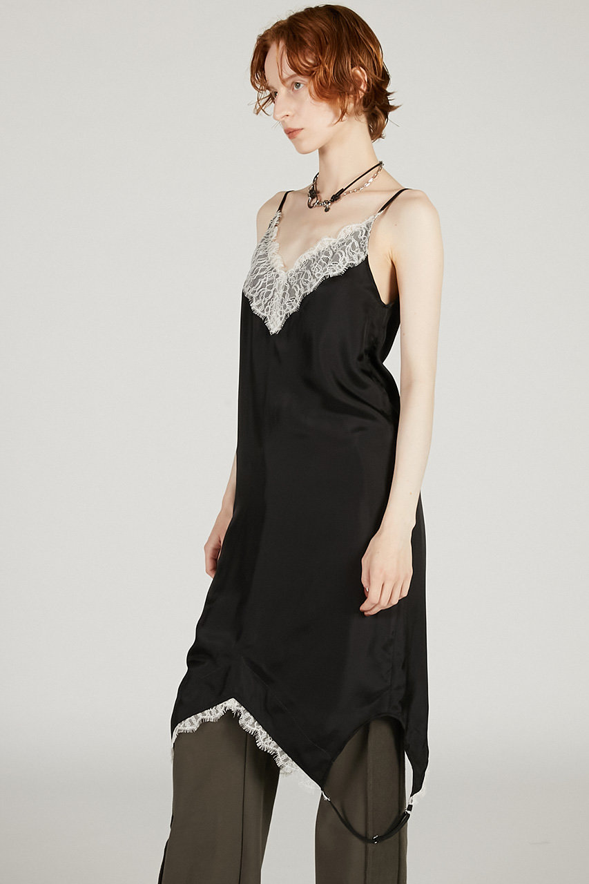 新品 タグ付き シフォン レースチュニック ブラック PRANK PROJECT(プランク プロジェクト)｜【予約販売】2WAYスカーフ