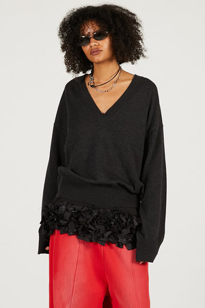 プランク プロジェクト/PRANK PROJECTの【予約販売】テープリボンキャミレイヤードニット(110300/110301)