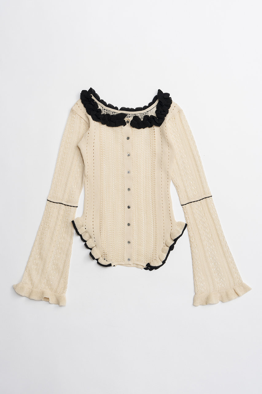 プランク プロジェクト/PRANK PROJECTの【予約販売】クロシェライク2WAYカーディガン(BGE(ベージュ)/31261365901)