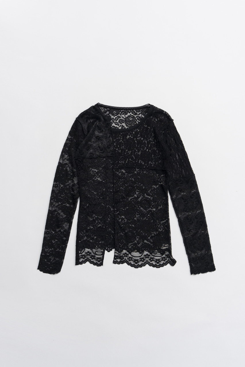 プランク プロジェクト/PRANK PROJECTの【予約販売】コラージュレーストップ(BLK(ブラック)/31261415101)