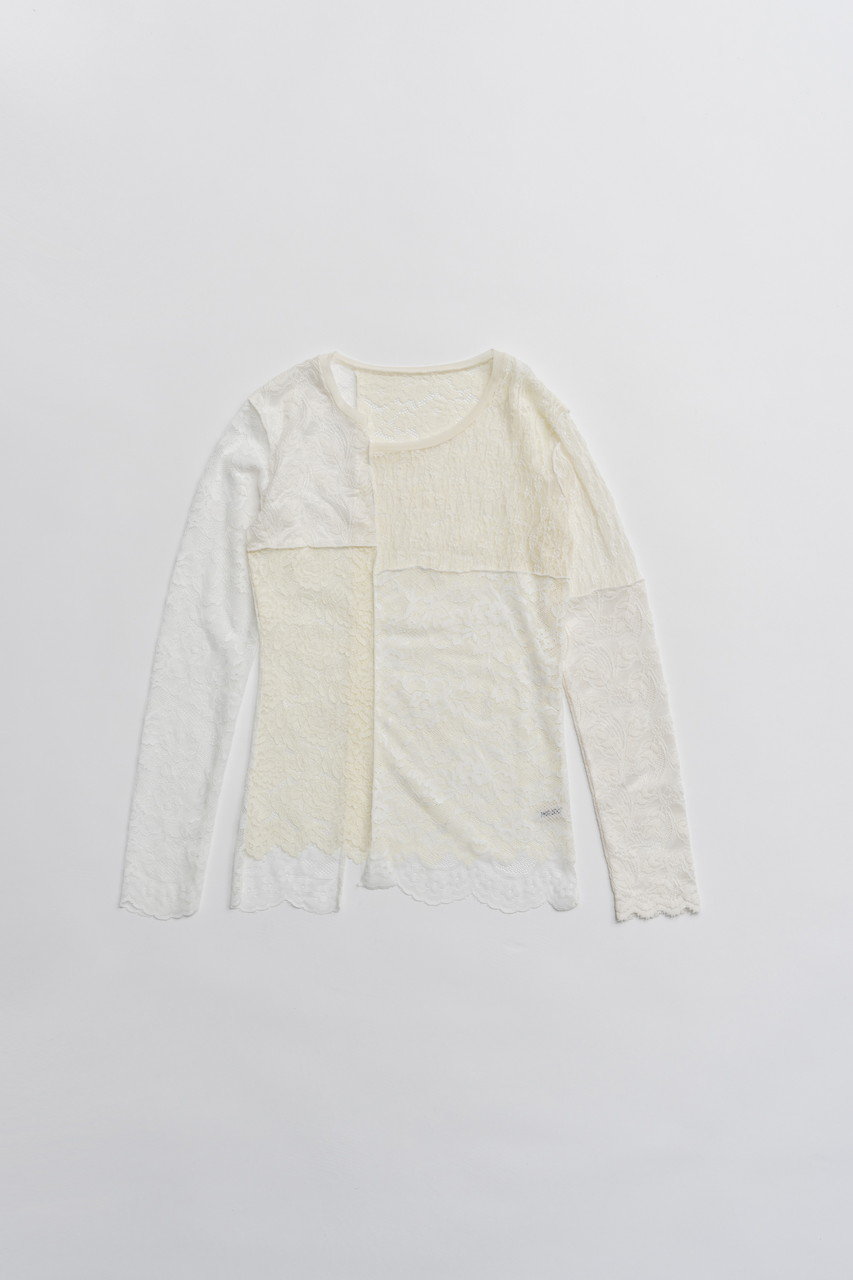 プランク プロジェクト/PRANK PROJECTの【予約販売】コラージュレーストップ(WHT(ホワイト)/31261415101)