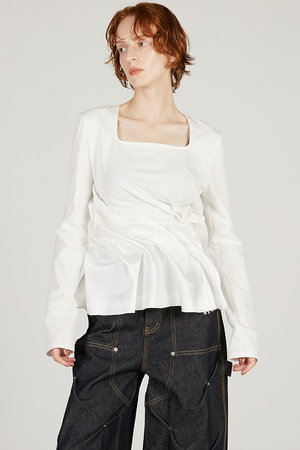 プランク プロジェクト/PRANK PROJECTのツイストヘムトップ(110100/110103)