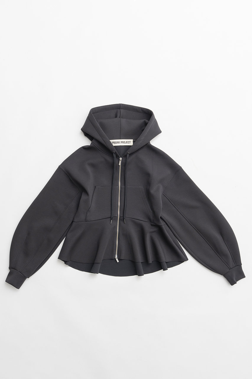プランク プロジェクト/PRANK PROJECTのペプラムフーディパーカー(C.GRY(チャコールグレー)/31261415901)