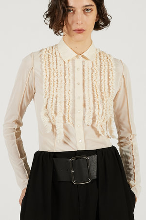 プランク プロジェクト/PRANK PROJECTの【予約販売】フリルジャージーシャツ(110100/110103)