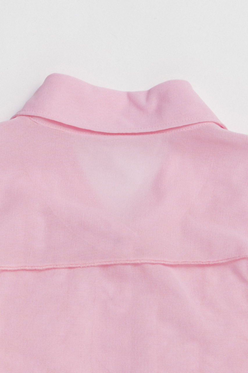 REi様ピンクシャツ Lazy Styles レイジースタイルズ オーバーサイズ ストライプ シャツ