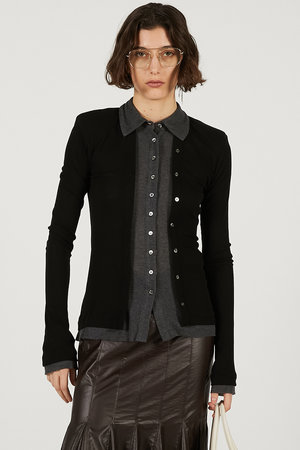 プランク プロジェクト/PRANK PROJECTの【予約販売】ダブルフロントジャージーシャツ(110100/110103)