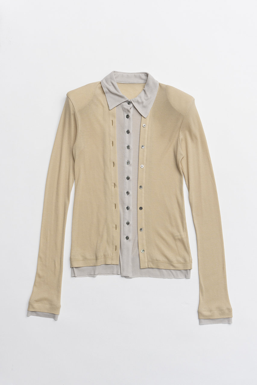 プランク プロジェクト/PRANK PROJECTの【予約販売】ダブルフロントジャージーシャツ(BGE(ベージュ)/31261415903)