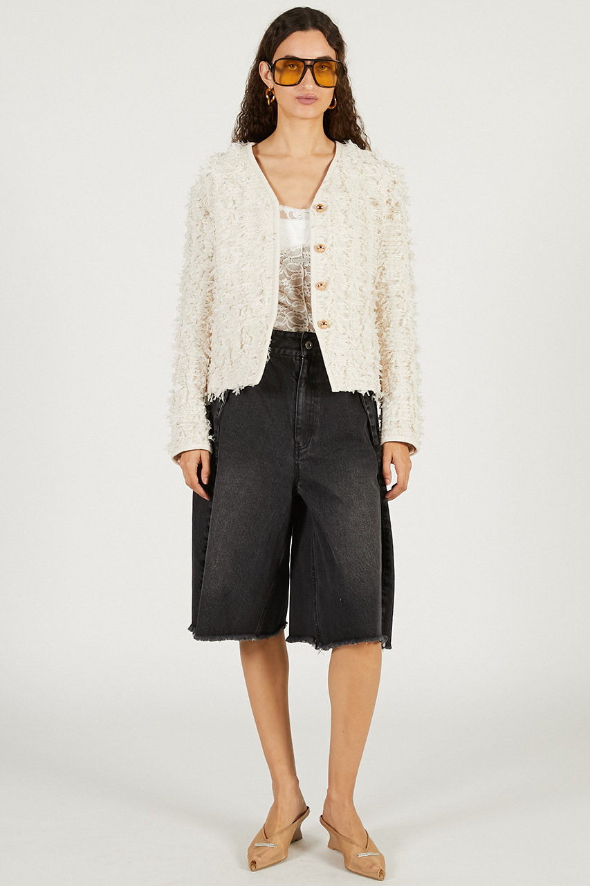 PRANK PROJECT(プランク プロジェクト)｜デニムハーフパンツ/BLK