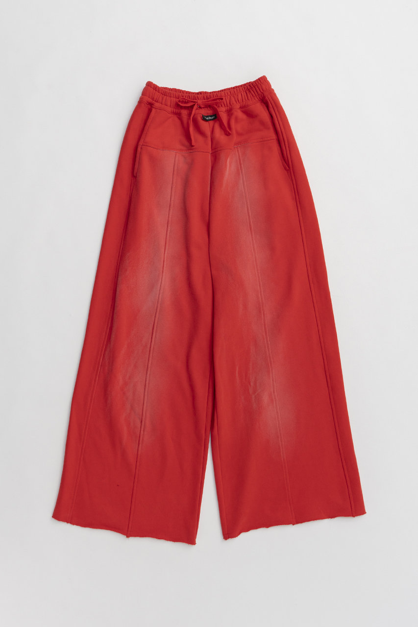 ピーチワイドスウェットパンツ