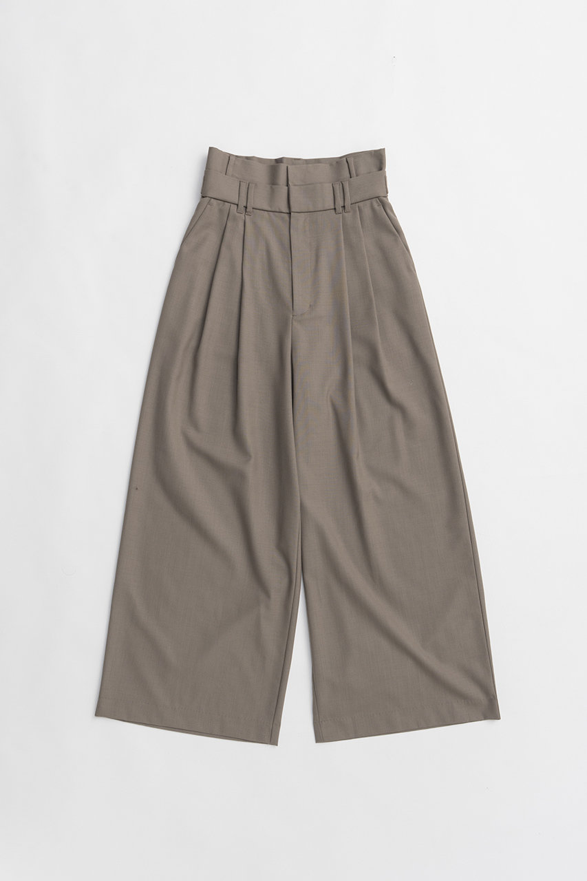 プランク プロジェクト/PRANK PROJECTの【予約販売】ダブルウエストスラックス(G.BGE(グレーベージュ)/31261465901)