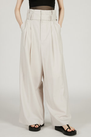 プランク プロジェクト/PRANK PROJECTの【予約販売】ダブルウエストスラックス(110600/110601)