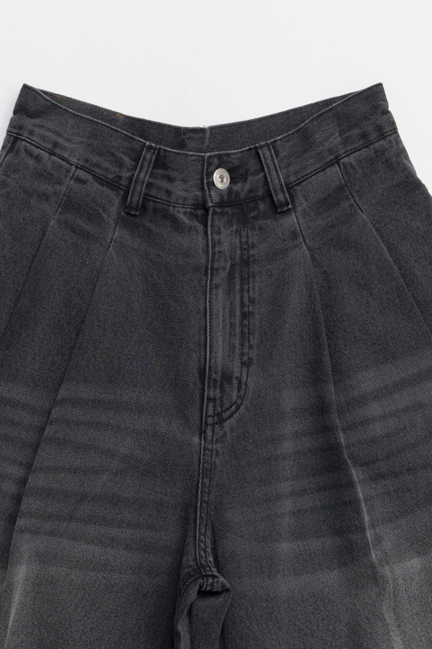 PRANK PROJECT(プランク プロジェクト)｜ドレープデニムパンツ/BLK