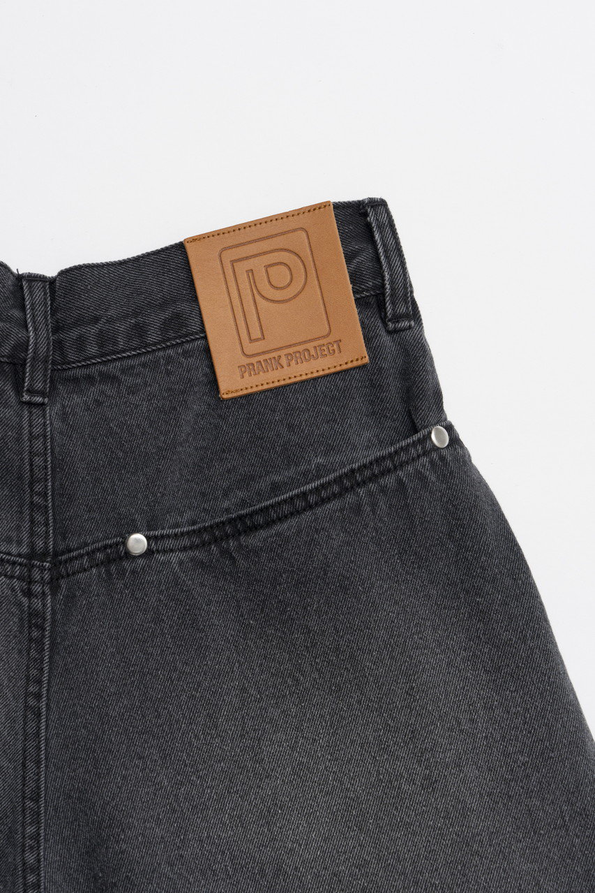 PRANK PROJECT(プランク プロジェクト)｜ドレープデニムパンツ/BLK