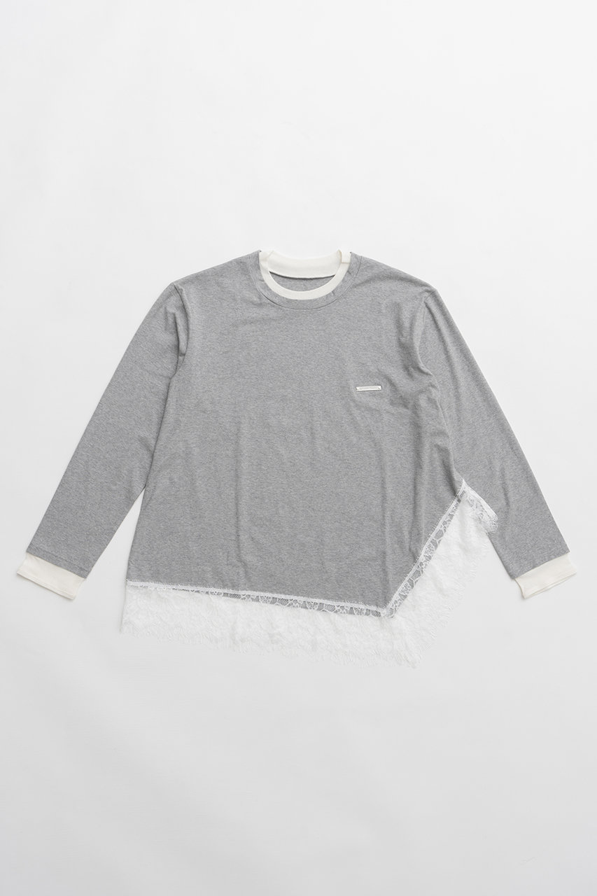 プランク プロジェクト/PRANK PROJECTの【予約販売】アシメヘムレーストップ(GRY(グレー)/31261415102)